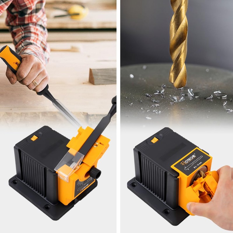 Hoteche 3-in-1 Electric Multi-Functional Sharpener 65W Universal Sharpening Station Grinding