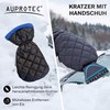 AUPROTEC Ice Scraper Lined with Glove, Warming Snow Scraper Car