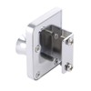 uxcell Glass Cabinet Door Lock, for Hinged Glass Display Case
