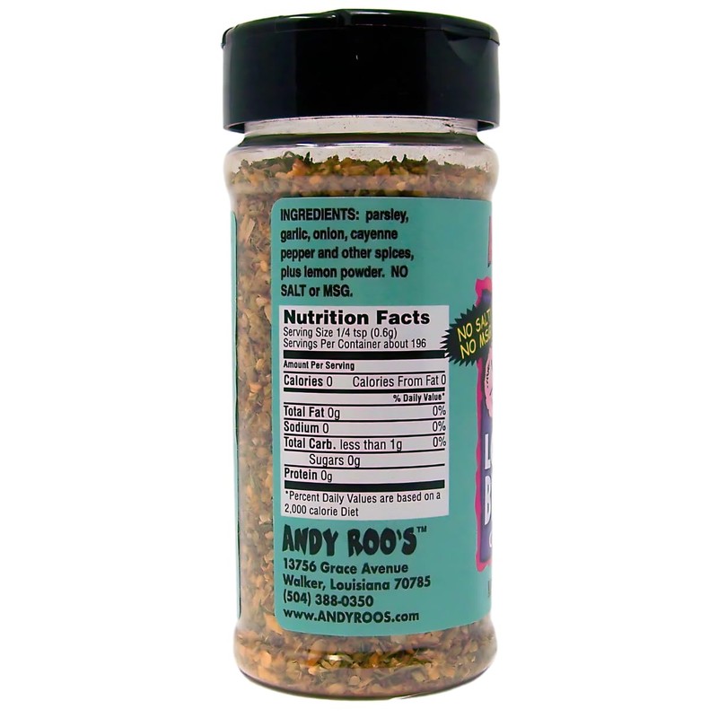 Andy Roo's No Salt No MSG Louisiana BBQ Shrimp Creole