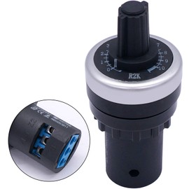 Taiss / LA42DWQ-22 2K Rotary Potentiometer 22 mm Inverter Converter Resistance Variable Drive Potentiometer