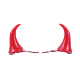 Bonnie Z. Leonardo Red Devil Hair Clips Red Devil Horns Clip On
