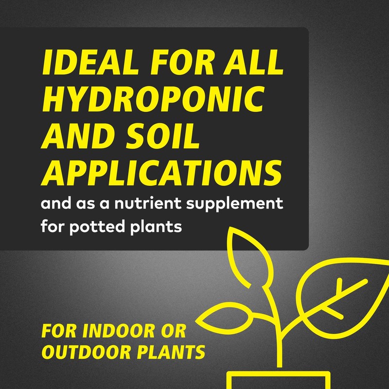 General Hydroponics FloraSeries Hydroponic Nutrient Fertilizer System Trial Pack with