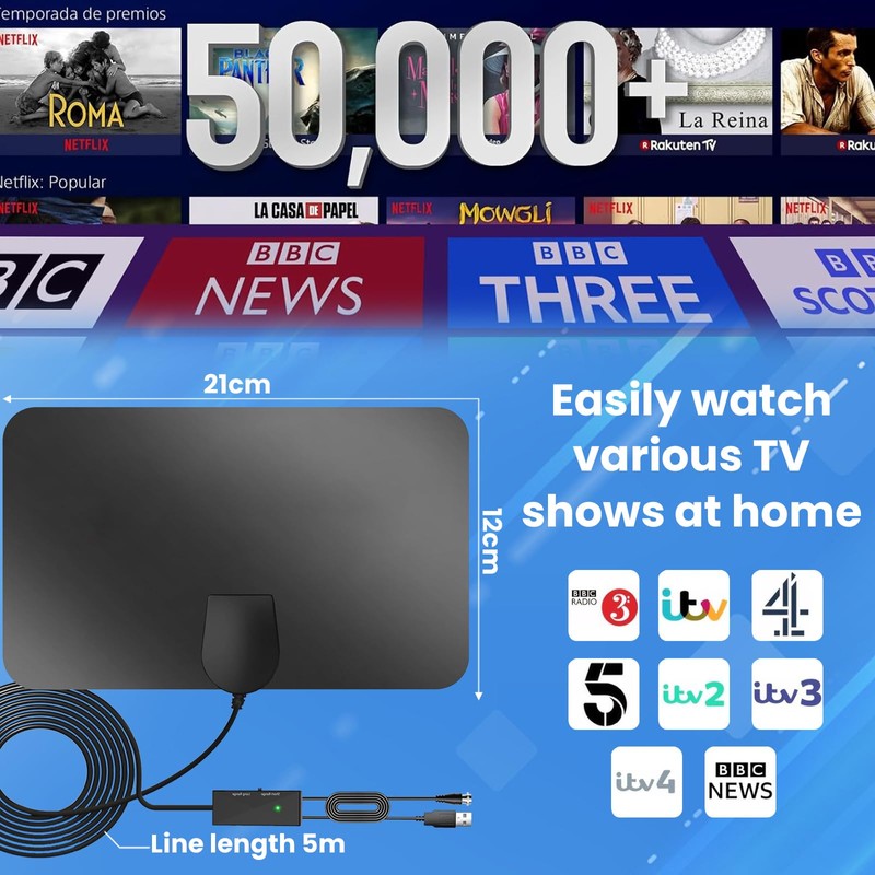 KUKUPOW Interne TV-Antenne