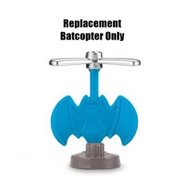 Replacement Part for Fisher-Price Little People DC Superfriends Deluxe Batcave Playset - HHY77 ~ Replacement Batcopter in Blue and Grey