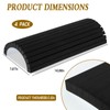 CebraBounze 4-Pack Garage Wall Protector, 14.9”x7.8” Self-Adhesive EVA Foam Bumpers,