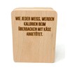Set of 8 Raclette Coasters with Engraving, Calories (German Language)