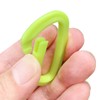 BC Carabiner Small Mini Compact Key Holder, Plastic, Lightweight, Rust