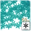 -50Pc Faceted Plastic Transparent Beads Starflake 18mm Dark Purple Beads