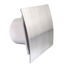 Bathroom Extractor Fan 100mm /4" Modern Shower Kitchen ES-100 Brush Chrome Finsh
