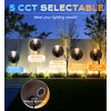 [6 Pack]CLOUDY BAY 9W Low Voltage Landscape Lights,LED Well Lights,Grated