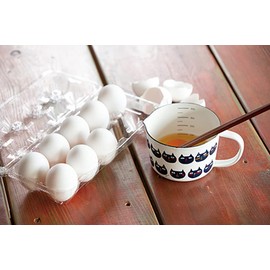Tamahashi (Tamahashi) Plune "Prune" Measuring Cup 450ml Mimi Koko Momo Enamel MC-601