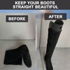 Boot Shape Inserts, 5 Pairs Plastic Boot Stand Holder, 10