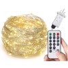Gresonic Fairy Lights Plug in 300LED 30m/99ft Warm White 8