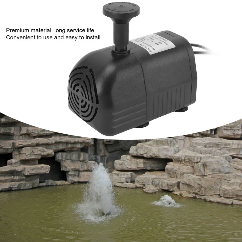 Solar Water Pump ABS Submersible Decorative Fountain Brushless Pump with