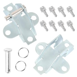 41A5047 Door Bracket, Garage Door Openers Bracket Replacement Compatible with Craftsman, Chamberlain, LiftMaster Models, Pin, Clip & 4 Fasteners Included- 2 Pcs
