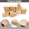 Wooden Stamp Blocks, Laser Engraving Stamp Block Accessories, 20 Pieces