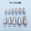 Orurdo qb500103c03n0 Eggplant Shaped Fishing Tackle Weights 0.7 oz (20