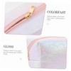 OATIPHO 1Pc Stylish PVC Makeup Bag for Women Toiletry Organizer