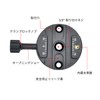 SUNWAYFOTO DDY-64IL 64mm Arca-Swiss Quick Release Clamp, Round, Extension Knob