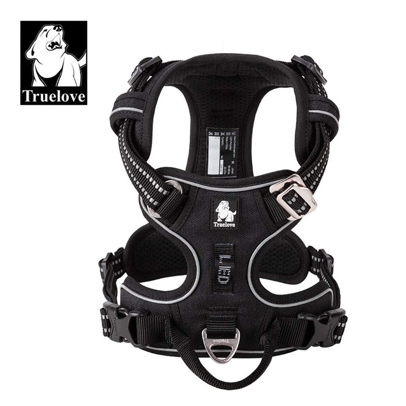 Truelove Dog Harness No Pull Adjustable Reflective Step-in Soft Nylon