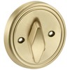 Design House Single Cylinder 2-Way Round Corner Deadbolt with Latch