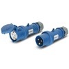 CEE Plug & Coupling Set 230 V/16 A 3P Blue