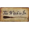 The Witch is in Photo License Plate
