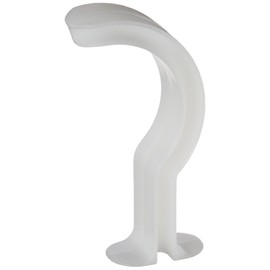 Grafco Berman-Type Polyethylene Oral Airways - Disposable Medical Tool for Med Kit, 100 mm Length, Pack of 12, Large Adult Size, White, 3786-12#5