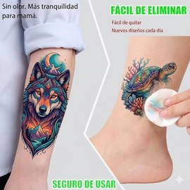 DecalPro Papel para Tatuajes Temporales Inkjet A+B, 5 Sets A4, Hojas Imprimibles para Impresora de Tinta, Tattoo Paper Personalizado, Resistente al Ag