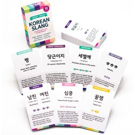 Stellarsol 55 Korean Slang Flashcards - 110 Popular Slang for Beginners