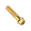 Wanyifa Titanium Flange Hex Head Bolt M8 15 20 25