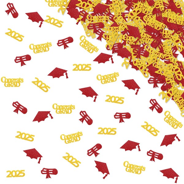 120pcs Congrats Grad Confetti, 2025 Graduation Confetti, Class of 2025