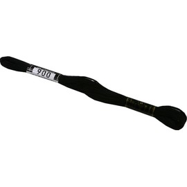 No. 25 / 8m Orimupasu made embroidery yarn skein 6 input COL.900