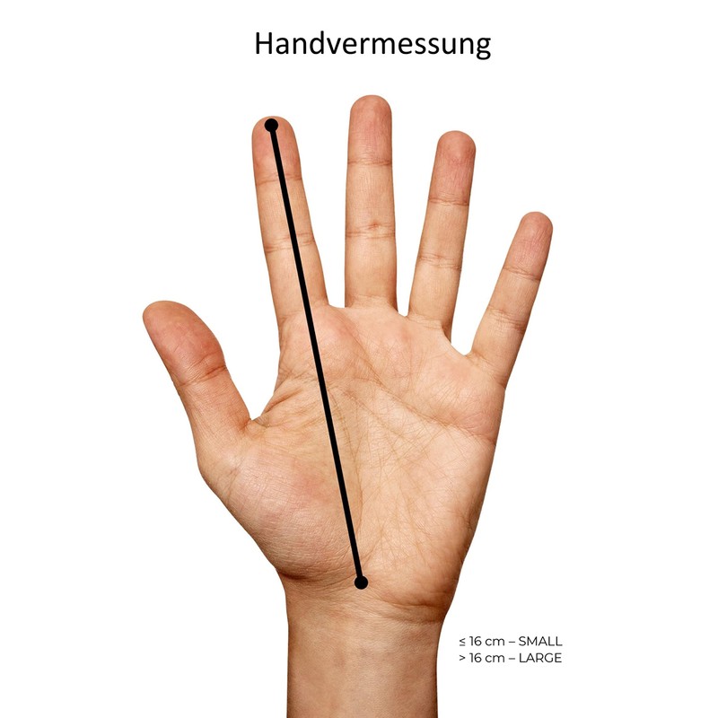 Laufmaus® Classic black | Grip element for posture and performance