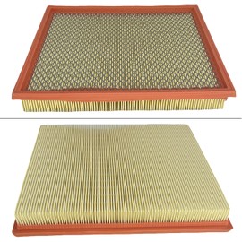 Engine Air Filter & 1 Pair Cabin Air Filter Fit for 1999-2004 Jeep Grand Cherokee 4.0L 4.7L Replace 53007386AB 5013595AB