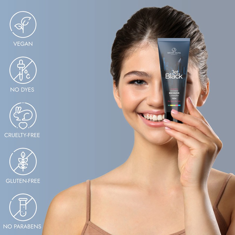 7suns Jet Black Bronzer 250 ml