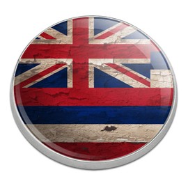 GRAPHICS & MORE Rustic Distressed Hawaii State Flag Golfing Premium Metal Golf Ball Marker