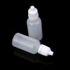 Bezall 50Pcs 15ml Plastic Empty Squeezable Dropper Bottles Eye Liquid