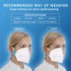 Hotodeal KN95 Face Mask 60 PCs, White KN95 Mask, 5