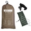 DD Tarp M Tarpaulin - Versatile, Lightweight Army Tarpaulin, Coyote