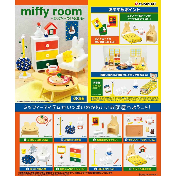 Reement Miffy Room - Life with Miffy, Box Product, 8