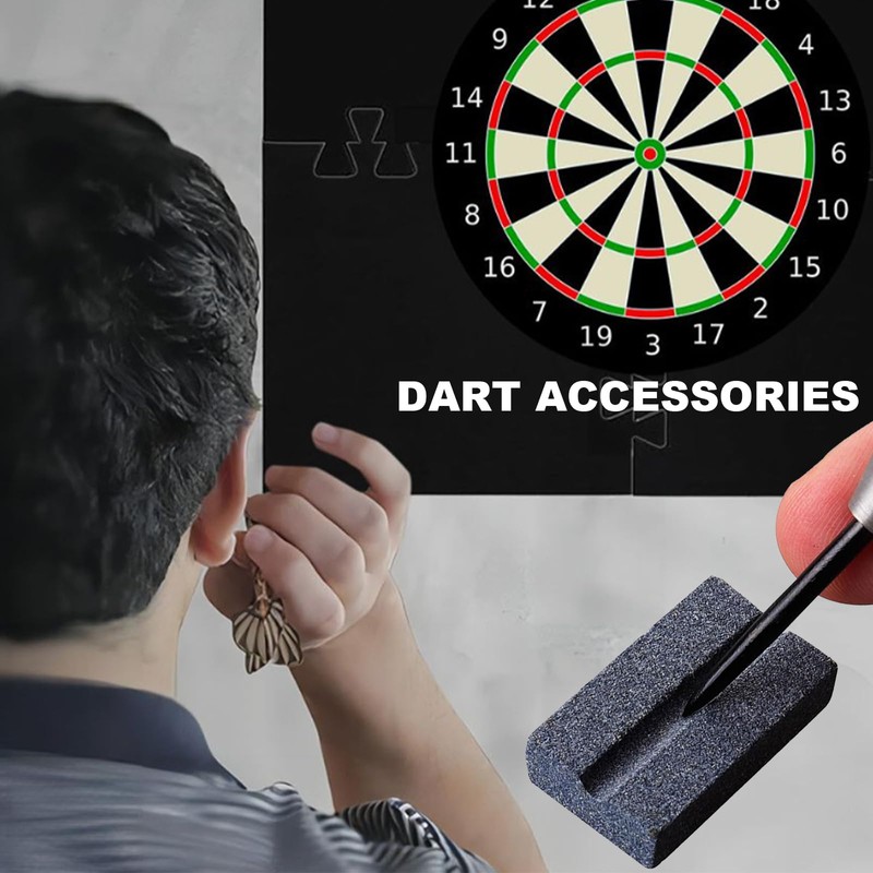 ASIRYVA 4 Pack Dart Sharpener, V-Sharp Darts Sharpener, Sharpening Stone
