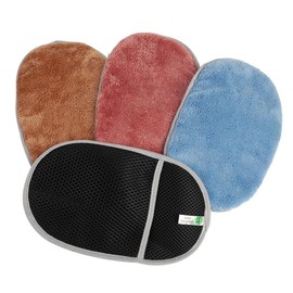 LIFKOME Reusable Car Wash Mitts Machine Washable Compact Design for Easy Car Cleaning Random Color