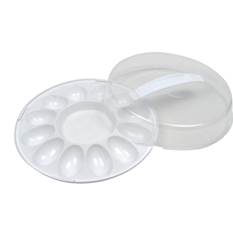SureFresh Sure Fresh Deviled Egg Carriers with Lids, 10.375x3.5 in.