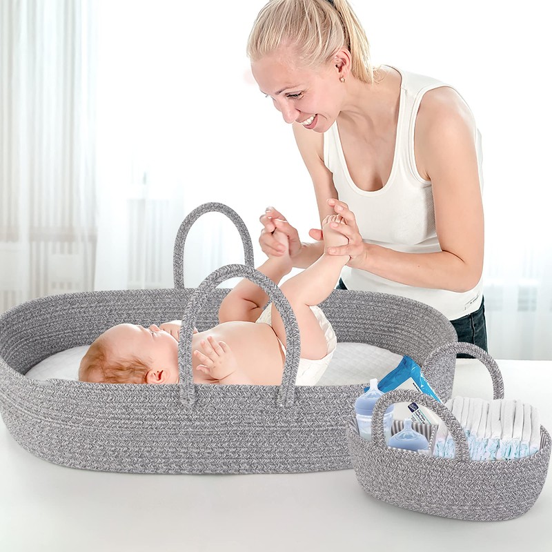 Pro Goleem Baby Diaper Changing Basket, Portable Easy to Clean