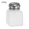 HARFINGTON 2pcs Solvent Alcohol Dispenser 100ml(3.4oz) Push Down Liquid Dispenser