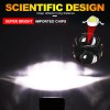 BraveWAY 4PCS 4X6" LED Headlights DOT Approved with High Low