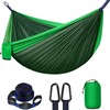 Double Camping Hammock, Two Person Hammocks with 2 Tree Straps(16+2