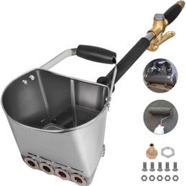 VEVOR VEVOR 4 Jet 3Hp Stucco Sprayer Plaster Cement Mortar Spray Gun Hopper Wall Paint